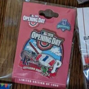 Limited Editon Philadelphia Phillies Opening Day 2025 Match-up Pin